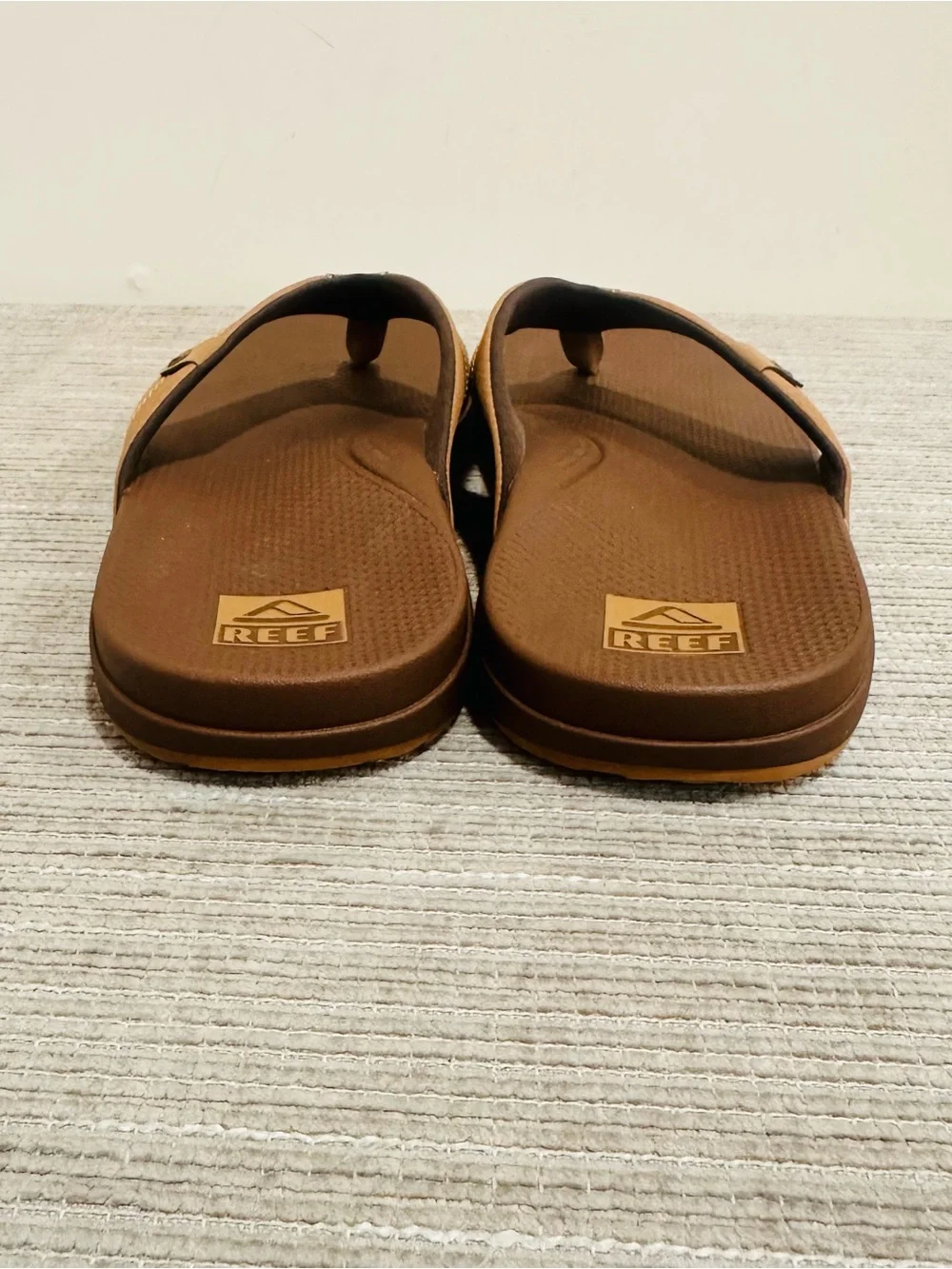 REEF Cushion Spring 2.0 Men's Flip Flop Sandals Bronze Brown Size 13